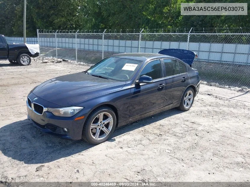 2014 BMW 328I VIN: WBA3A5C56EP603075 Lot: 40246469