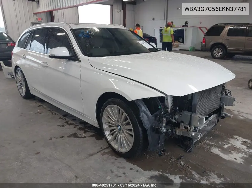 2014 BMW 328I xDrive VIN: WBA3G7C56EKN37781 Lot: 40251701