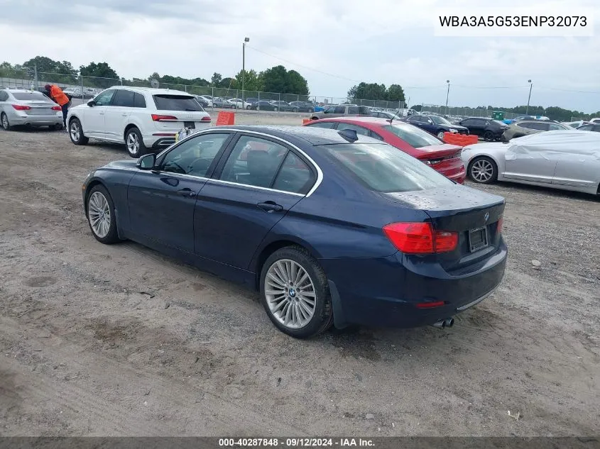 2014 BMW 328I I VIN: WBA3A5G53ENP32073 Lot: 40287848