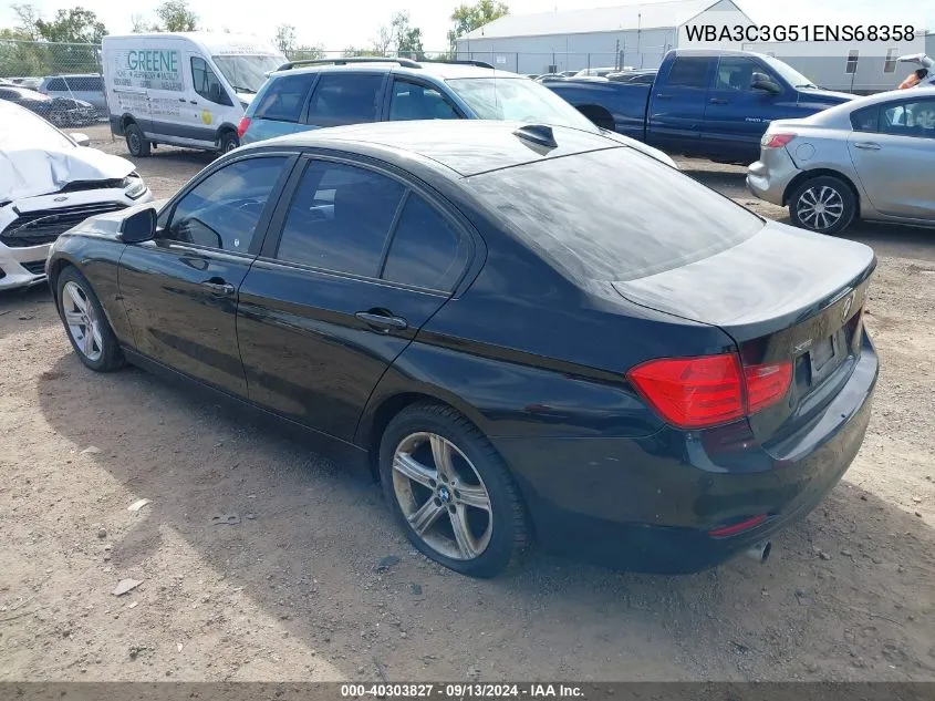 WBA3C3G51ENS68358 2014 BMW 3 Series 320I xDrive