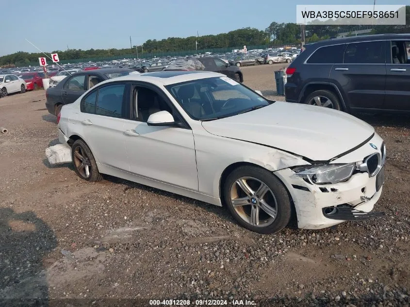 2014 BMW 328 Xi Sulev VIN: WBA3B5C50EF958651 Lot: 40312208