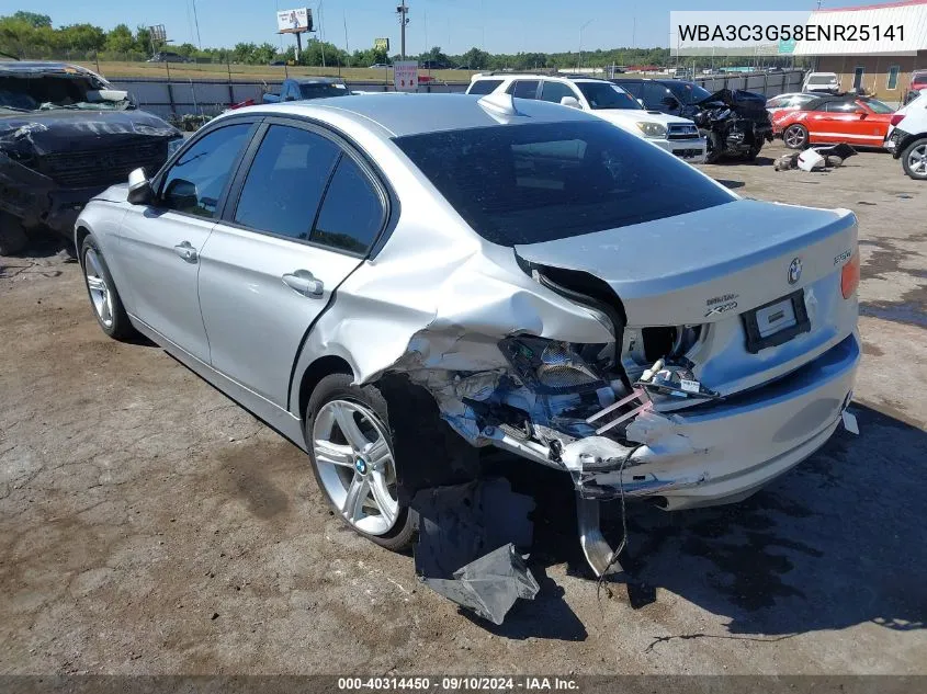 2014 BMW 320I xDrive VIN: WBA3C3G58ENR25141 Lot: 40314450