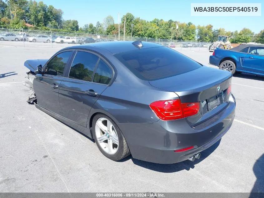 2014 BMW 328 Xi Sulev VIN: WBA3B5C50EP540519 Lot: 40316006