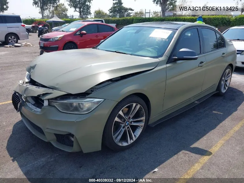 2014 BMW 328I VIN: WBA3C1C50EK113425 Lot: 40339332