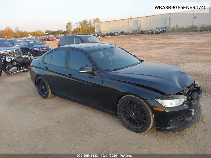 2014 BMW 335I xDrive VIN: WBA3B9G56ENR90740 Lot: 40549933