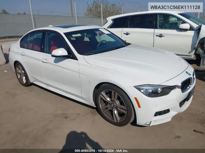 2014 BMW 328I VIN: WBA3C1C56EK111128 Lot: 40553370