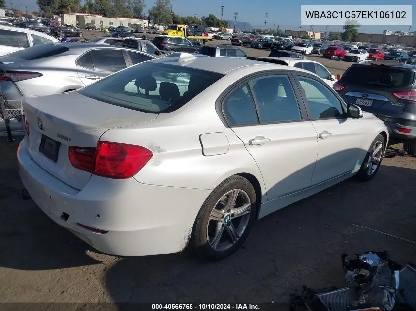 2014 BMW 328I VIN: WBA3C1C57EK106102 Lot: 40566768