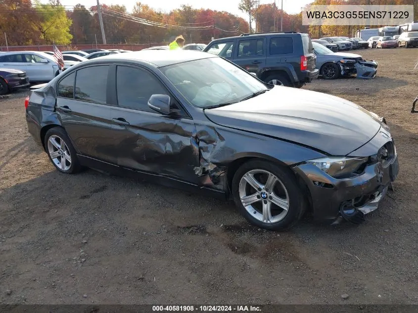 2014 BMW 320I xDrive VIN: WBA3C3G55ENS71229 Lot: 40581908