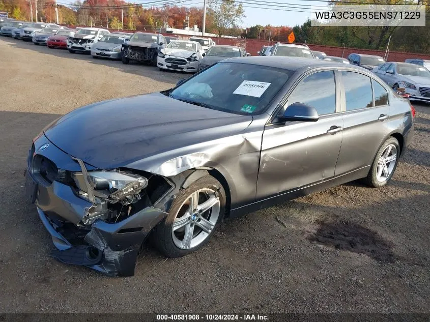 2014 BMW 320I xDrive VIN: WBA3C3G55ENS71229 Lot: 40581908