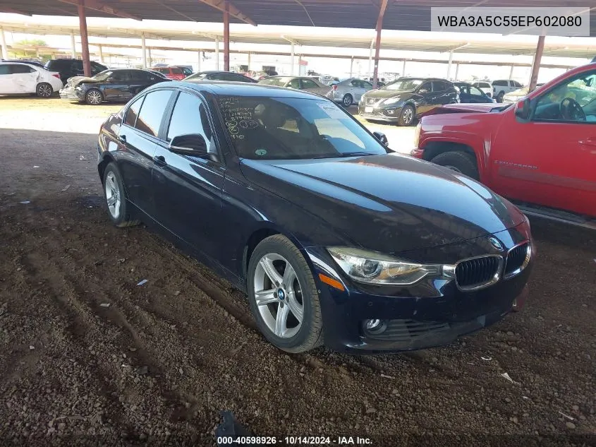 2014 BMW 328I VIN: WBA3A5C55EP602080 Lot: 40877340