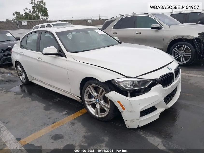 2014 BMW 328I VIN: WBA3A5C58EJ464957 Lot: 40619085