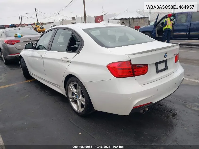 2014 BMW 328I VIN: WBA3A5C58EJ464957 Lot: 40619085