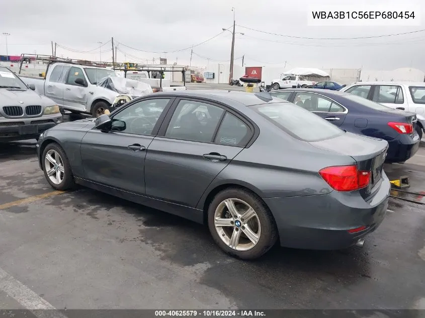 2014 BMW 320I VIN: WBA3B1C56EP680454 Lot: 40625579