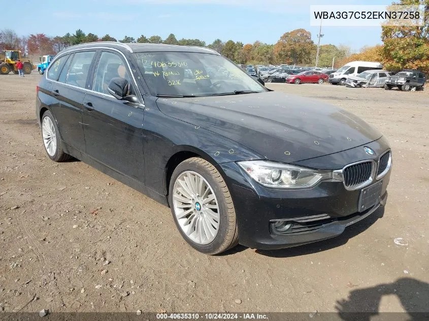 2014 BMW 328I xDrive VIN: WBA3G7C52EKN37258 Lot: 40635310