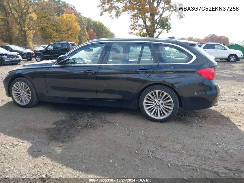 2014 BMW 328I xDrive VIN: WBA3G7C52EKN37258 Lot: 40635310