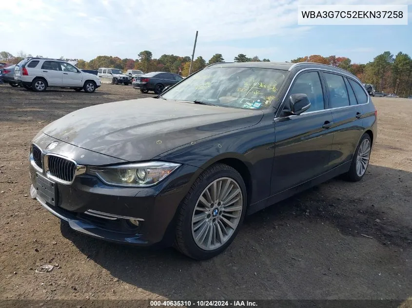 2014 BMW 328I xDrive VIN: WBA3G7C52EKN37258 Lot: 40635310