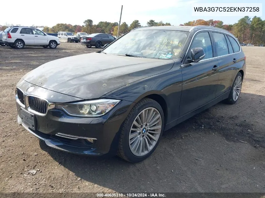 2014 BMW 328I xDrive VIN: WBA3G7C52EKN37258 Lot: 40635310