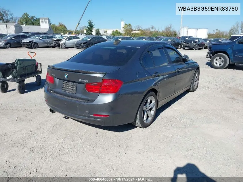 2014 BMW 328I xDrive VIN: WBA3B3G59ENR83780 Lot: 40640807