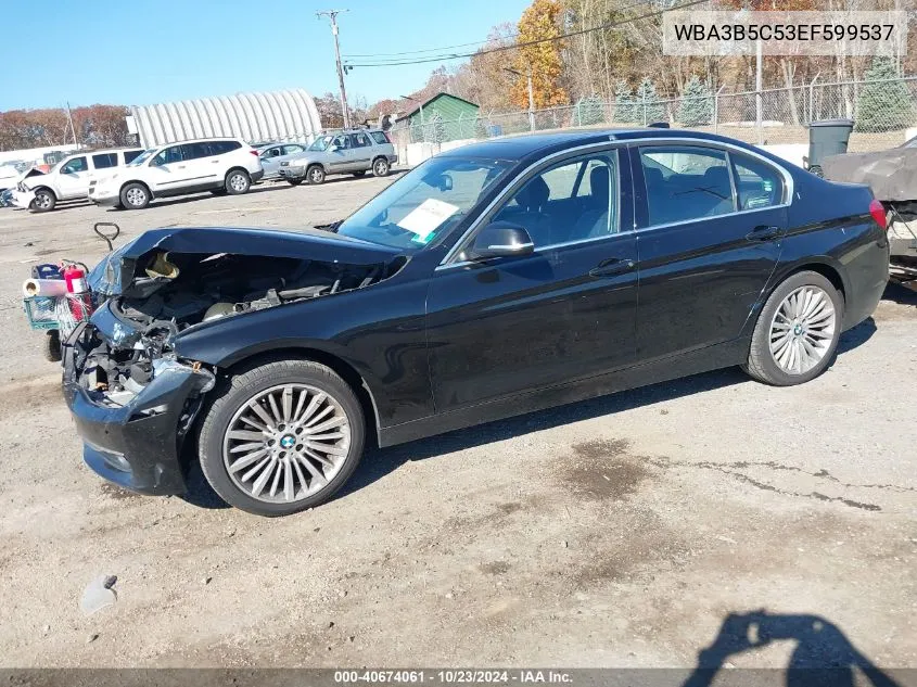 2014 BMW 328I xDrive VIN: WBA3B5C53EF599537 Lot: 40674061