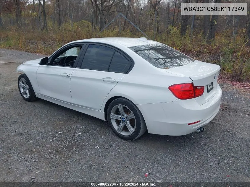 2014 BMW 328I VIN: WBA3C1C58EK117349 Lot: 40682284