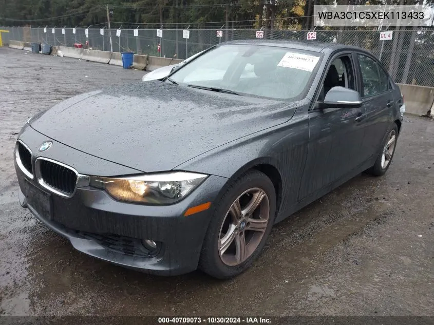 2014 BMW 328I VIN: WBA3C1C5XEK113433 Lot: 40709073