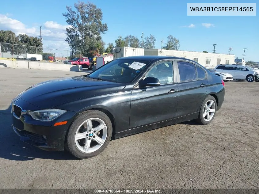 2014 BMW 320I VIN: WBA3B1C58EPE14565 Lot: 40718664