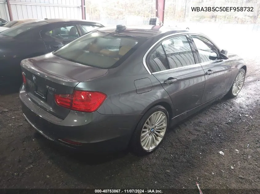 2014 BMW 328I xDrive VIN: WBA3B5C50EF958732 Lot: 40753867