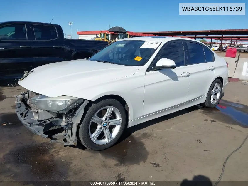 2014 BMW 328I VIN: WBA3C1C55EK116739 Lot: 40776950