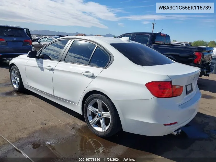 2014 BMW 328I VIN: WBA3C1C55EK116739 Lot: 40776950