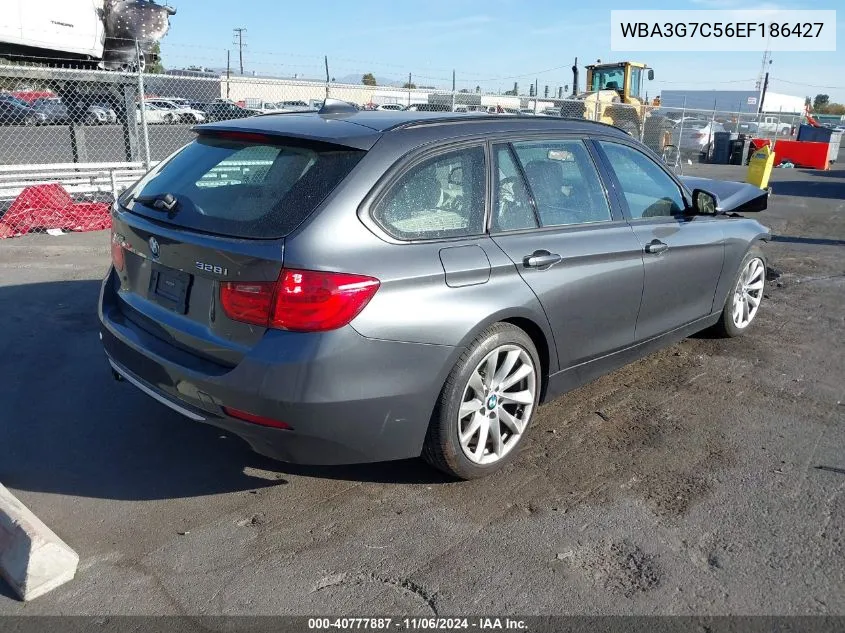 2014 BMW 328I xDrive VIN: WBA3G7C56EF186427 Lot: 40777887