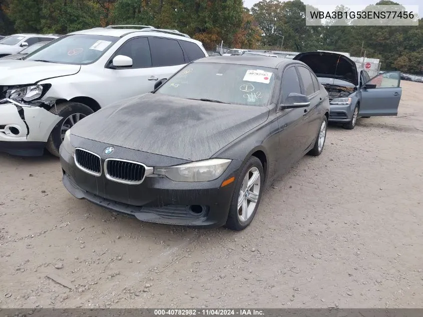 2014 BMW 320I VIN: WBA3B1G53ENS77456 Lot: 40782982