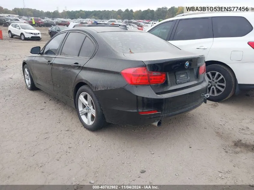 2014 BMW 320I VIN: WBA3B1G53ENS77456 Lot: 40782982