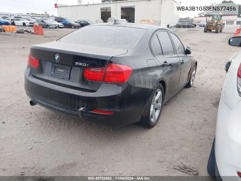 2014 BMW 320I VIN: WBA3B1G53ENS77456 Lot: 40782982