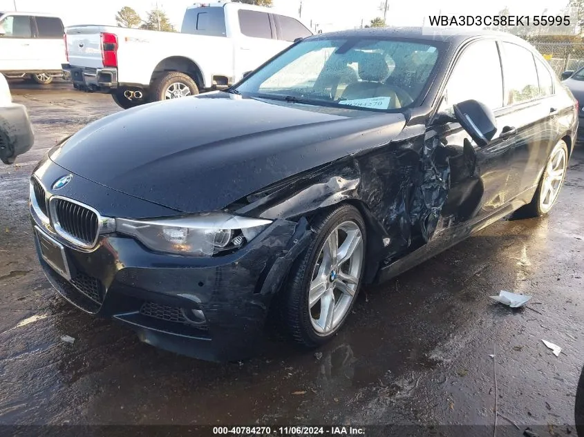 2014 BMW 328D VIN: WBA3D3C58EK155995 Lot: 40784270