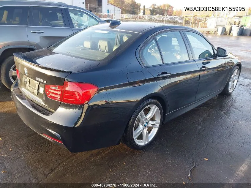 2014 BMW 328D VIN: WBA3D3C58EK155995 Lot: 40784270