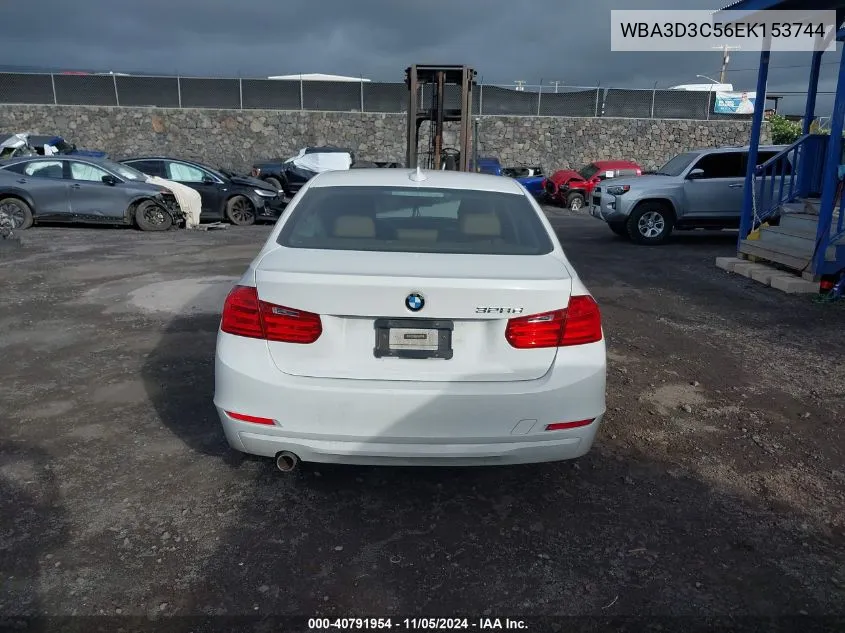 2014 BMW 328D VIN: WBA3D3C56EK153744 Lot: 40791954