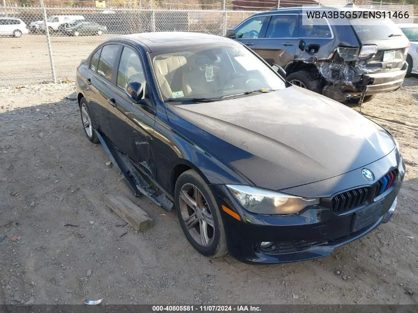 2014 BMW 328I xDrive VIN: WBA3B5G57ENS11466 Lot: 40805581