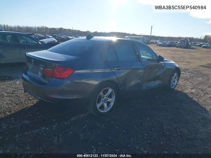 2014 BMW 328I xDrive VIN: WBA3B5C55EP540984 Lot: 40812123