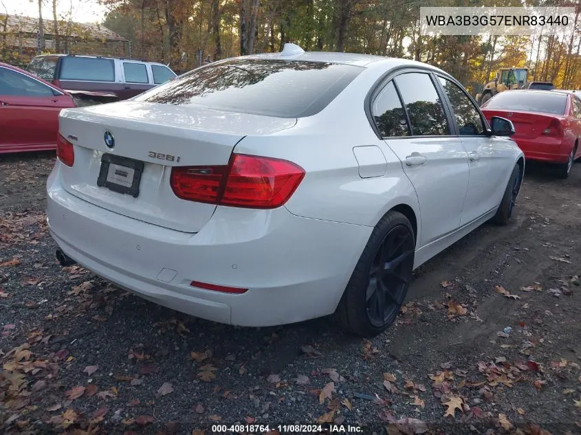 2014 BMW 328I xDrive VIN: WBA3B3G57ENR83440 Lot: 40818764