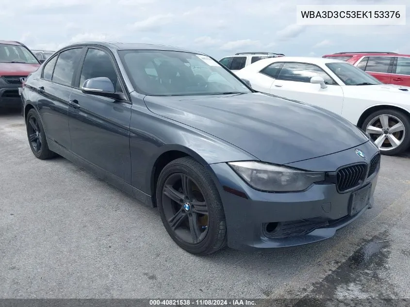 2014 BMW 328D VIN: WBA3D3C53EK153376 Lot: 40821538