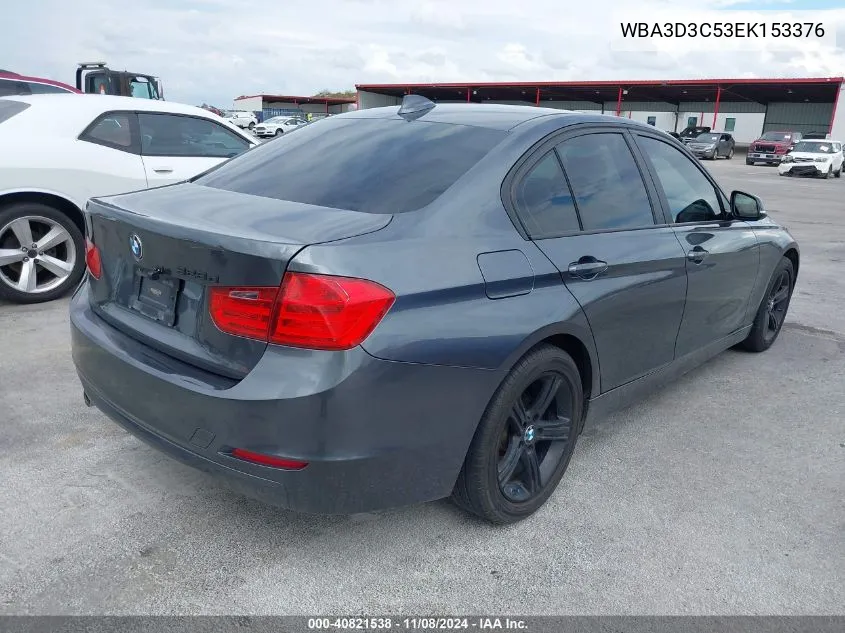 2014 BMW 328D VIN: WBA3D3C53EK153376 Lot: 40821538