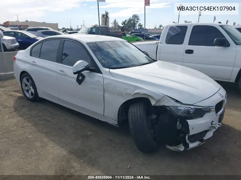 2014 BMW 328I VIN: WBA3C1C54EK107904 Lot: 40835904