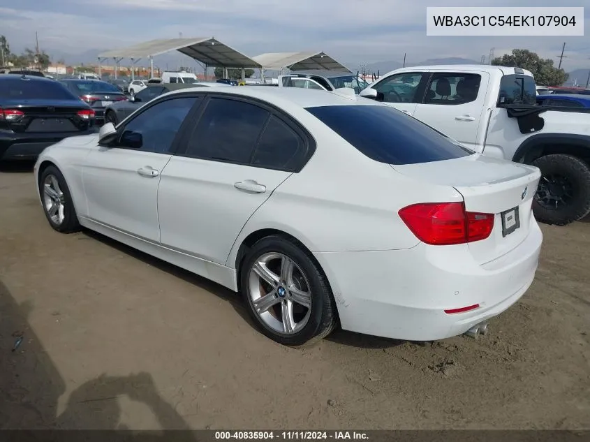 2014 BMW 328I VIN: WBA3C1C54EK107904 Lot: 40835904