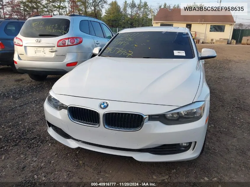 2014 BMW 328I xDrive VIN: WBA3B5C52EF958635 Lot: 40916777