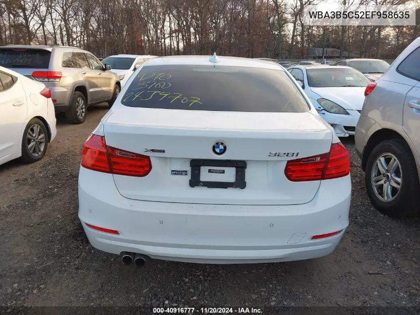 2014 BMW 328I xDrive VIN: WBA3B5C52EF958635 Lot: 40916777