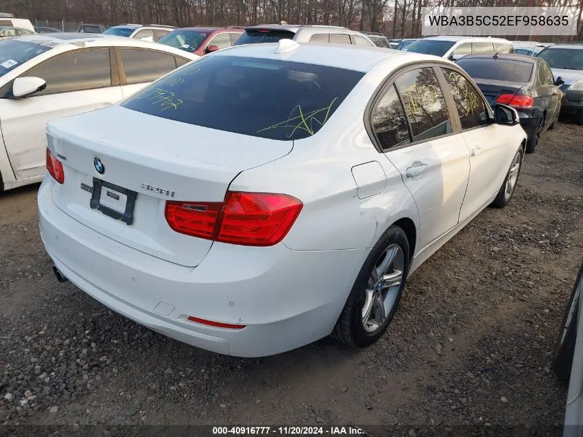 2014 BMW 328I xDrive VIN: WBA3B5C52EF958635 Lot: 40916777