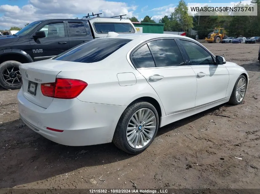 WBA3C3G50FNS75741 2015 BMW 3 Series