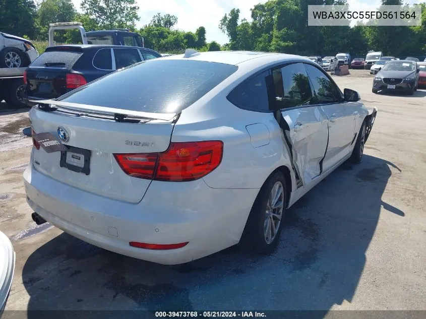 2015 BMW 328I Gran Turismo xDrive VIN: WBA3X5C55FD561564 Lot: 39473768