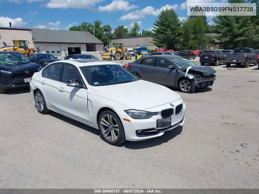 2015 BMW 328I xDrive VIN: WBA3B5G59FNS17738 Lot: 39480157