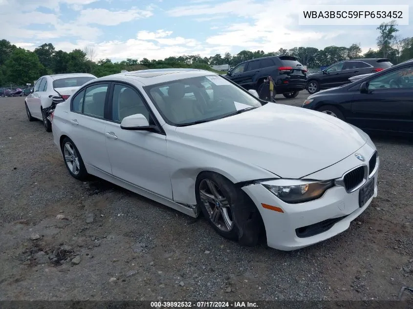 2015 BMW 328I xDrive VIN: WBA3B5C59FP653452 Lot: 39892532